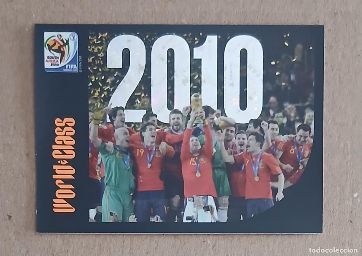 Cartes &agrave; collectionner de Football: CROMO n&ordm; 23 ESPA&Ntilde;A 2010 WORLD CLASS 2022 DE PANINI. Nuevo de sobre.
