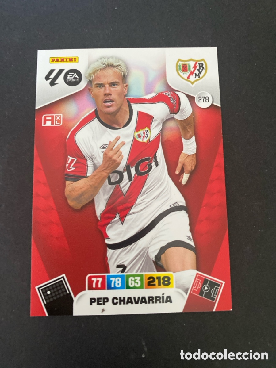 Cartes &agrave; collectionner de Football: Cromo Adrenalyn 25/26 Rayo Vallecano N* 278