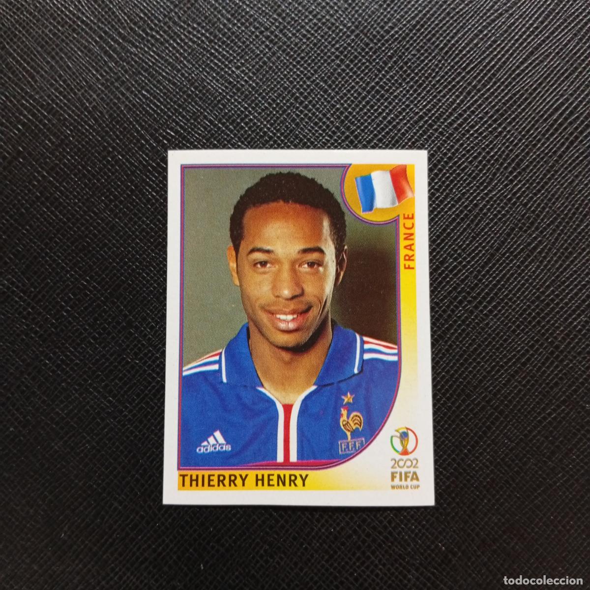 Cartes &agrave; collectionner de Football: 41 THIERRY HENRY FRANCIA PANINI 2002 MUNDIAL KOREA FUTBOL 02 CROMO - SIN PEGAR - A156 PG235