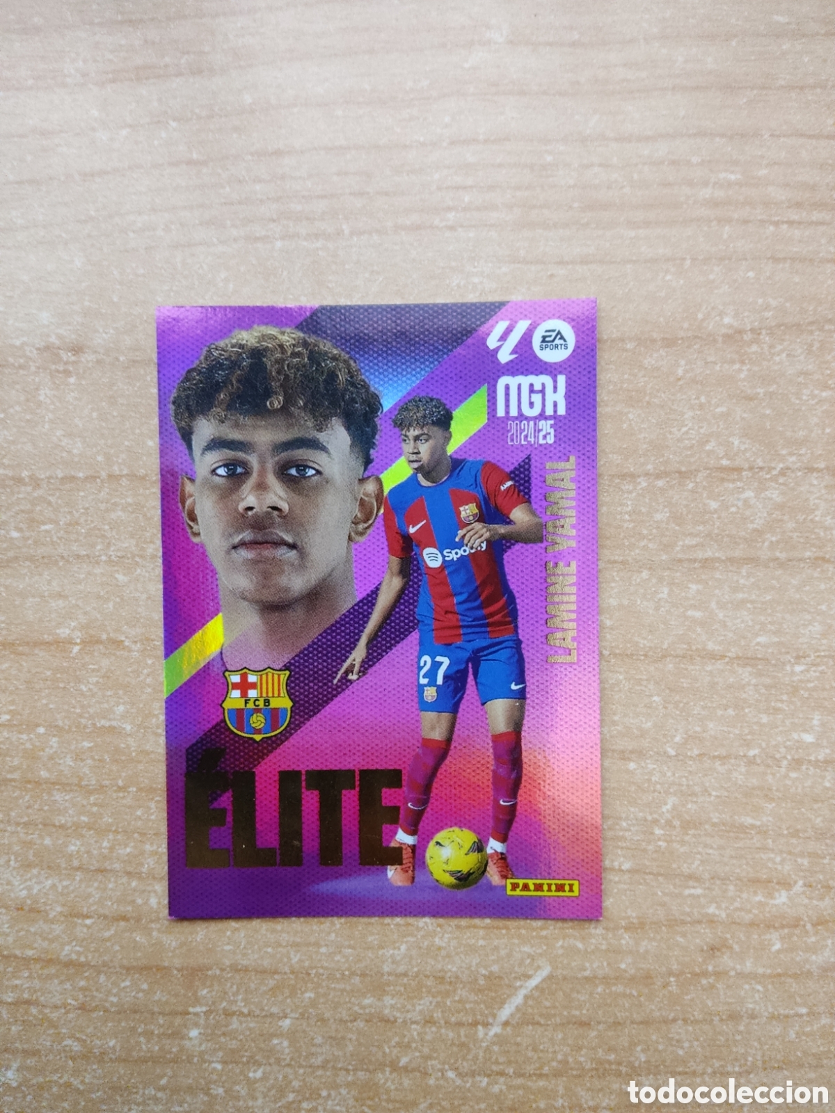 Cartes &agrave; collectionner de Football: 7 LAMINE YAMAL ELITE BARCELONA MEGACRACKS 2024 2025