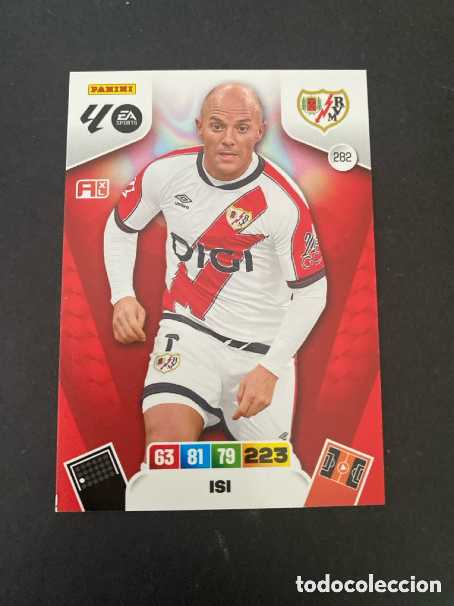Cartes &agrave; collectionner de Football: Cromo Adrenalyn 25/26 Rayo Vallecano N* 282