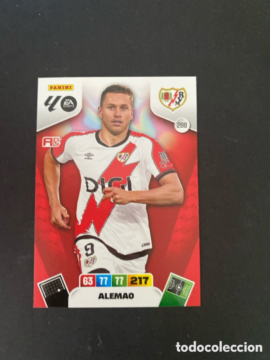 Cartes &agrave; collectionner de Football: Cromo Adrenalyn 25/26 Rayo Vallecano N* 288