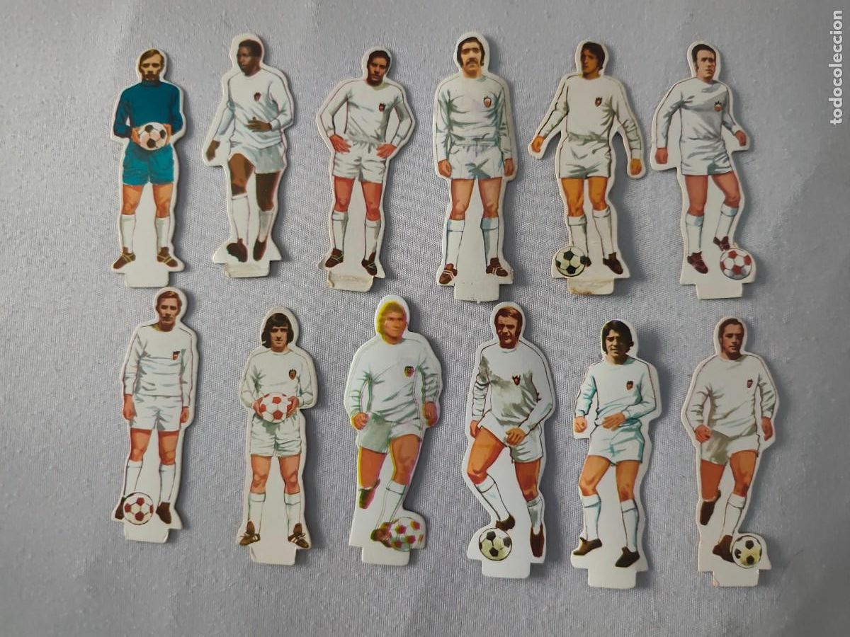 Cromos de f&uacute;tbol: Lote 12 cromos Valencia Campeones Anceo a&ntilde;o 1973 1974 73-74