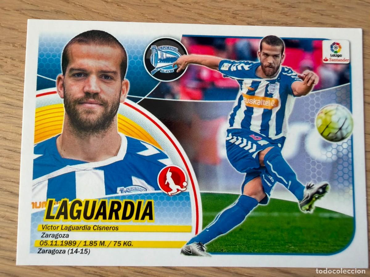 Cromos de f&uacute;tbol: 4 LAGUARDIA ALAVES 16 17 2016 2017 LIGA SANTANDER COLECCIONES ESTE SIN PEGAR STICKER