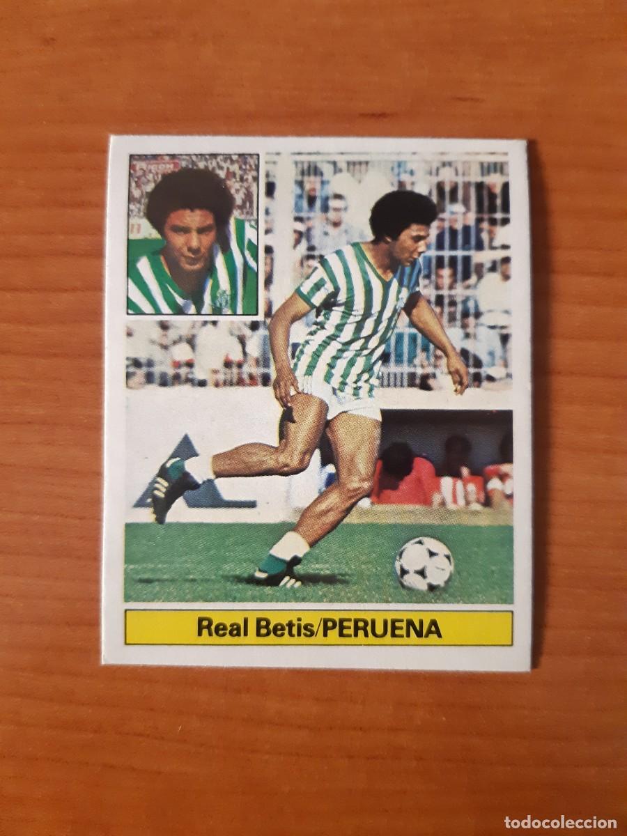 Cromos de f&uacute;tbol: Peruena (Betis) Liga 81-82 ESTE. Nunca pegado, sin pegar