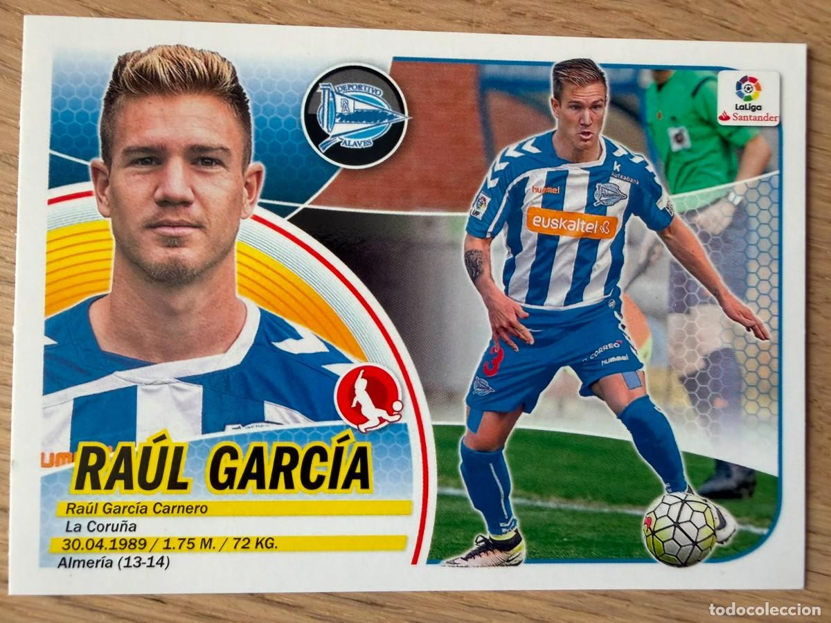 Cromos de f&uacute;tbol: 7 RAUL GARCIA ALAVES 16 17 2016 2017 LIGA SANTANDER COLECCIONES ESTE SIN PEGAR STICKER