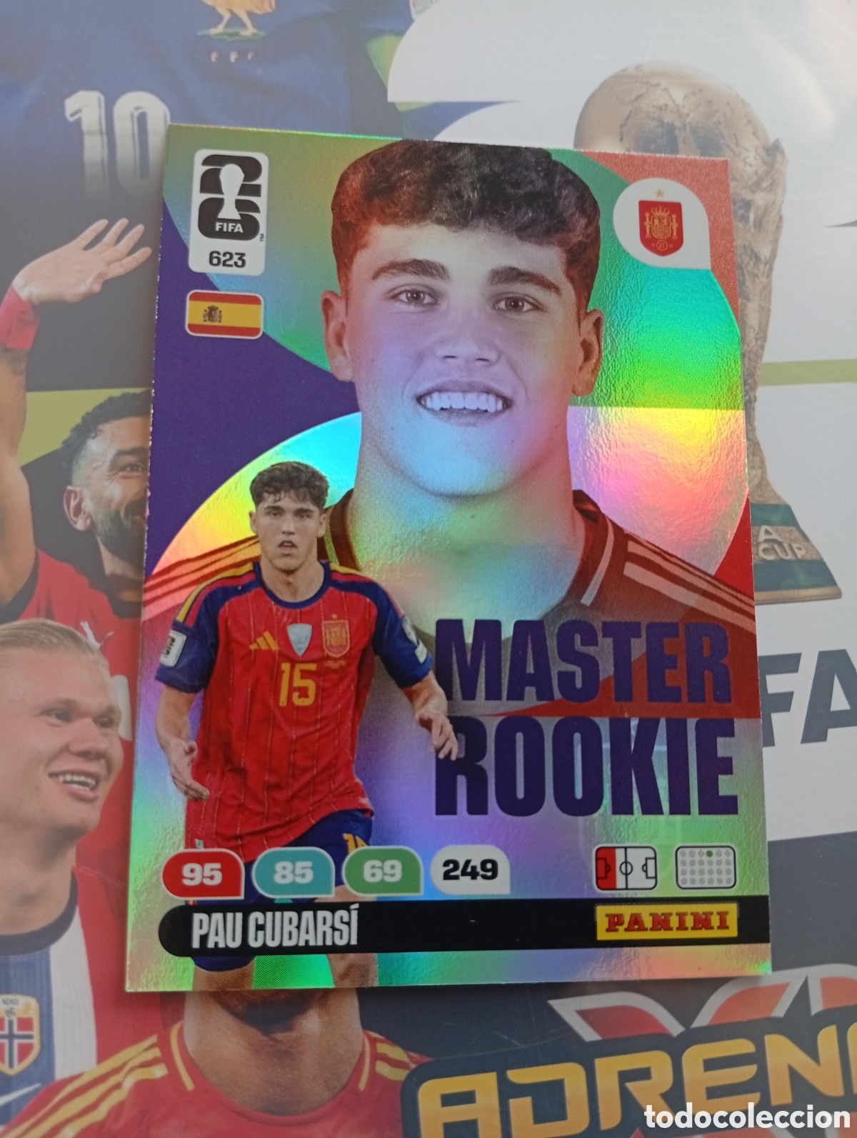 Cromos de f&uacute;tbol: 623 Adrenalym World Cup 26 M&aacute;ster Rookie