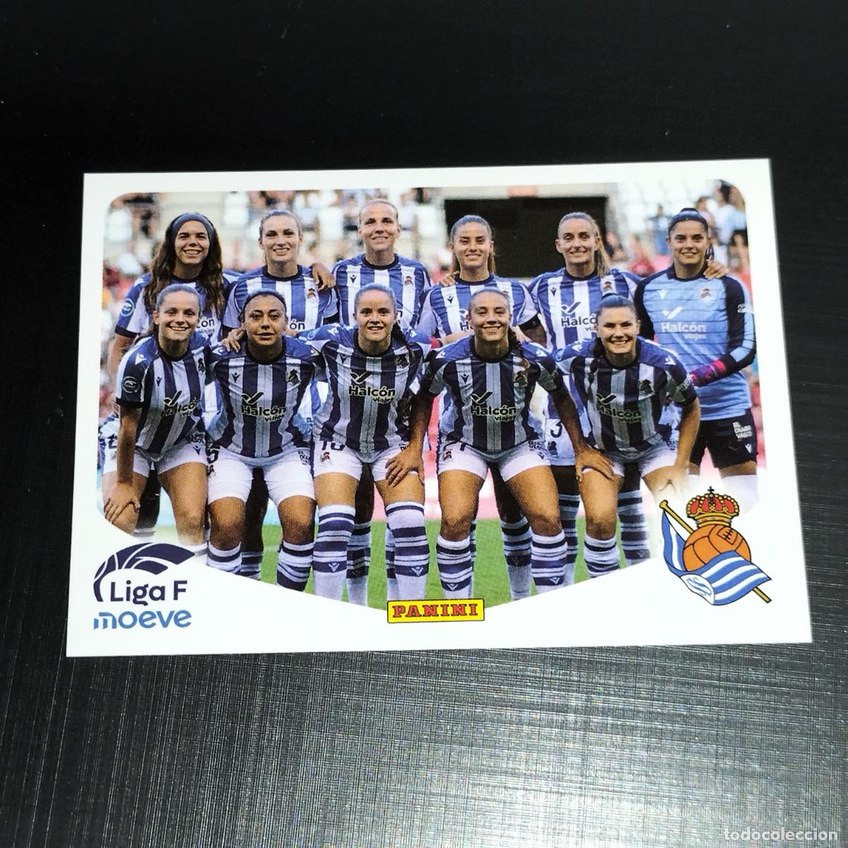 Cromos de f&uacute;tbol: 283 ALINEACION EQUIPO REAL SOCIEDAD CROMOS LIGA F MOEVE FEMENINA PANINI 2025 2026 25 26