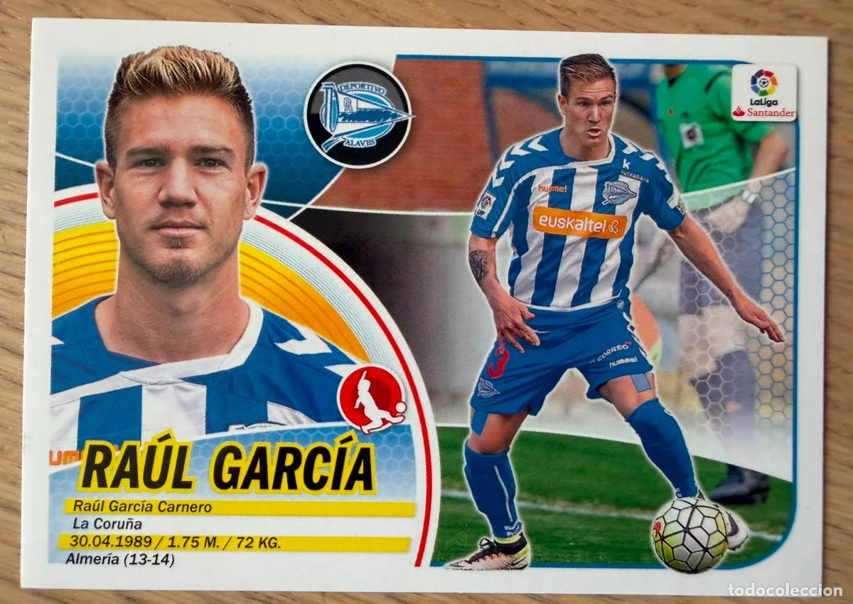 Cromos de f&uacute;tbol: 7 RAUL GARCIA ALAVES 16 17 2016 2017 LIGA SANTANDER COLECCIONES ESTE SIN PEGAR STICKER