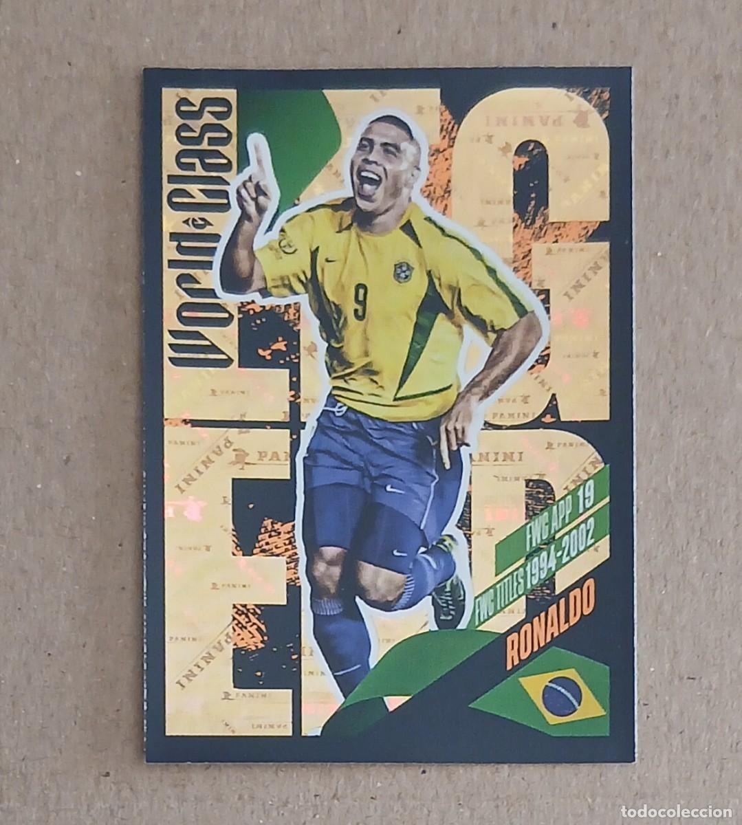 Cromos de f&uacute;tbol: CROMO n&ordm; 368 RONALDO BRASIL WORLD CLASS 2022 DE PANINI. Nuevo de sobre.