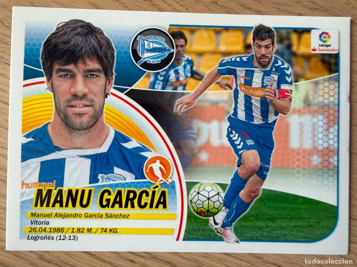 Cromos de f&uacute;tbol: 9 MANU GARCIA ALAVES 16 17 2016 2017 LIGA SANTANDER COLECCIONES ESTE SIN PEGAR STICKER