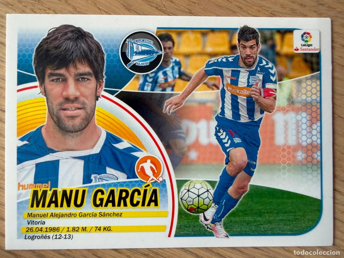 Cromos de f&uacute;tbol: 9 MANU GARCIA ALAVES 16 17 2016 2017 LIGA SANTANDER COLECCIONES ESTE SIN PEGAR STICKER