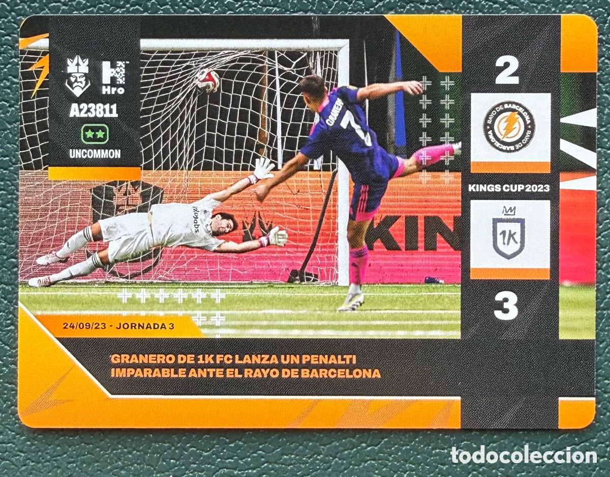 Cromos de f&uacute;tbol: A23811 MARC GRANERO 1K MOMENTOS CLAVE FICHA ALBUM KINGS LEAGUE INFOJOBS 2024 KOLEX