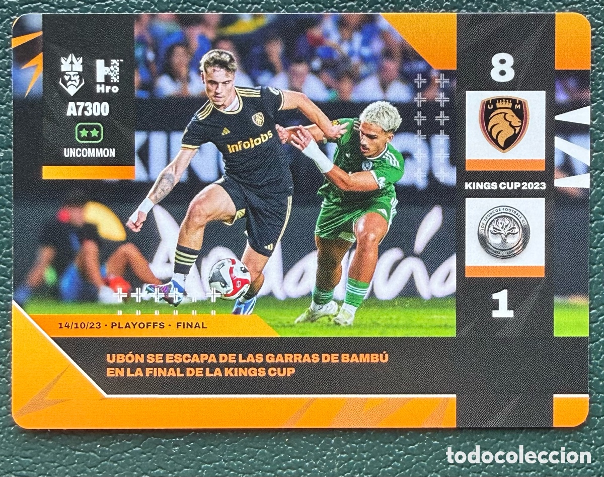 Cromos de f&uacute;tbol: A7300 CRISTIAN UBON ULTIMATE MOSTOLES MOMENTOS CLAVE FICHA ALBUM KINGS LEAGUE INFOJOBS 2024 KOLEX