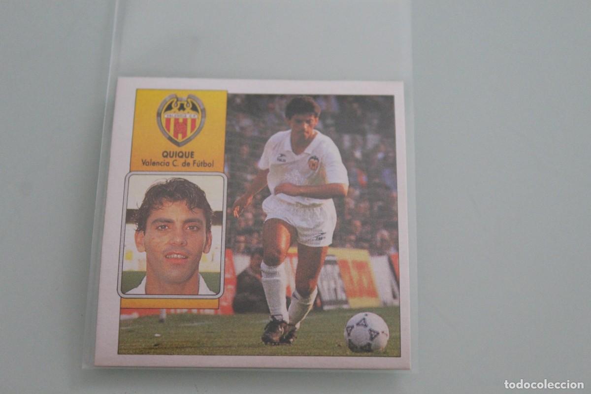 Cromos de f&uacute;tbol: ESTE 92 93 QUIQUE SIN PEGAR
