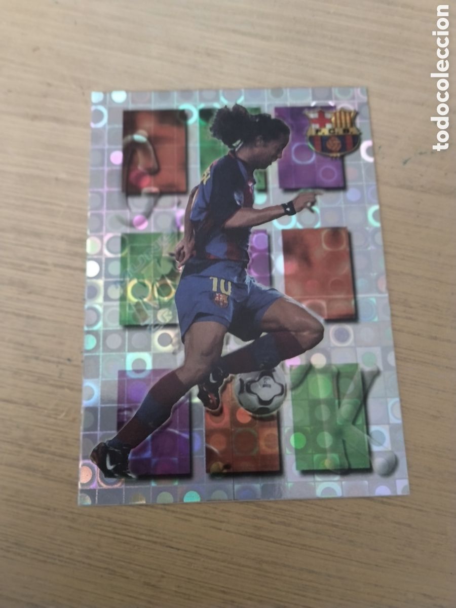 Cromos de f&uacute;tbol: MUNDICROMO 2004 (LIGA 2003-04) N&ordm; 161 RONALDINHO - FC BARCELONA
