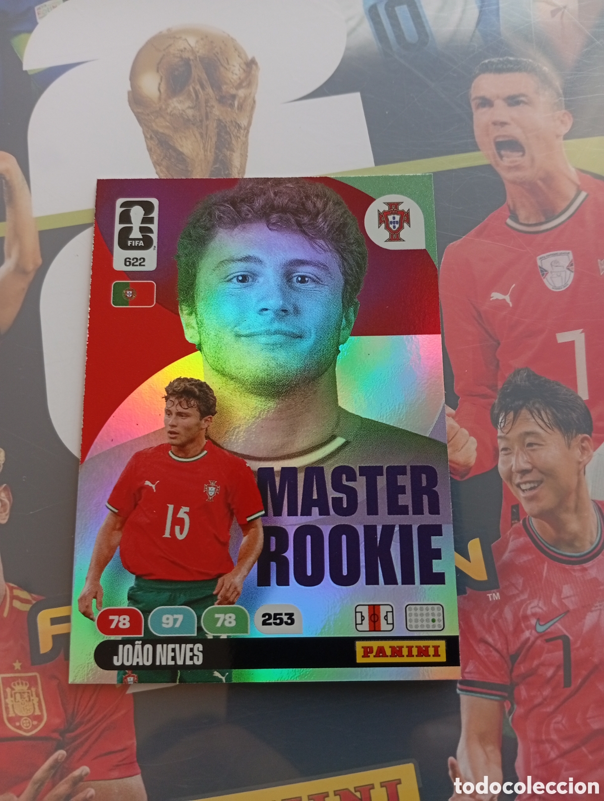 Cromos de f&uacute;tbol: 622 Adrenalym World Cup 26 M&aacute;ster Rookie