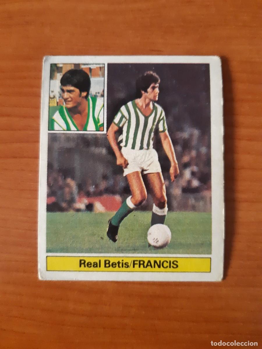 Cromos de f&uacute;tbol: Francis (Betis) Liga 81-82 ESTE. Nunca pegado, sin pegar