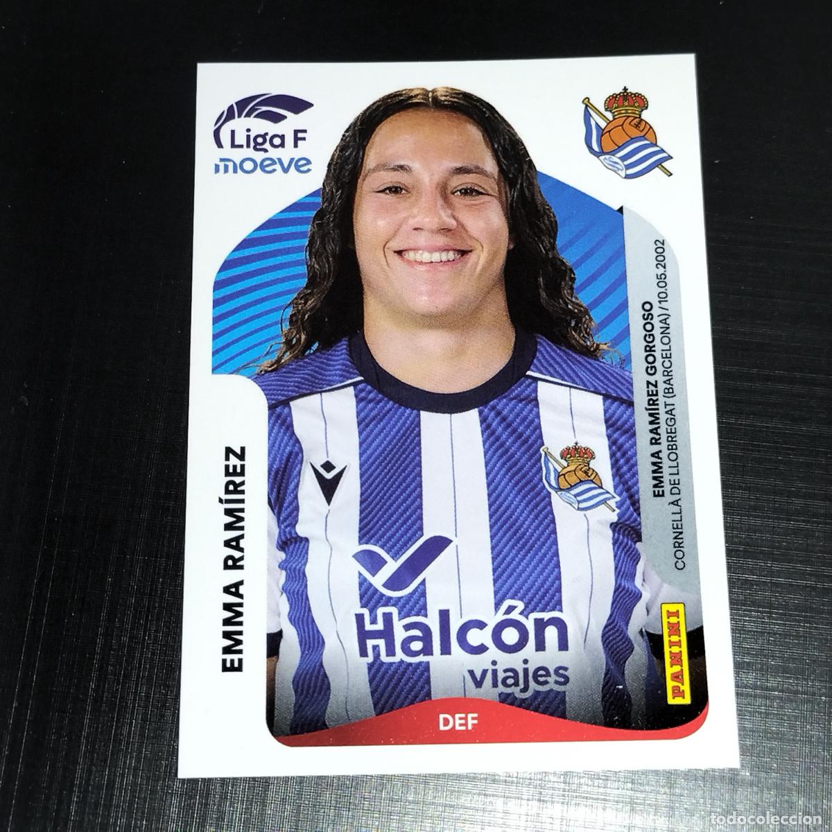 Cromos de f&uacute;tbol: 286 EMMA RAMIREZ REAL SOCIEDAD CROMOS LIGA F MOEVE FEMENINA PANINI 2025 2026 25 26