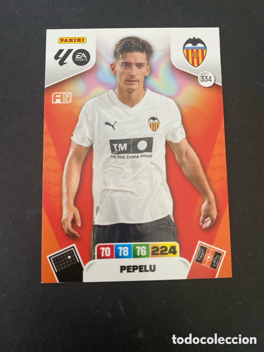 Cromos de f&uacute;tbol: Cromo Adrenalyn 25/26 Valencia N* 334