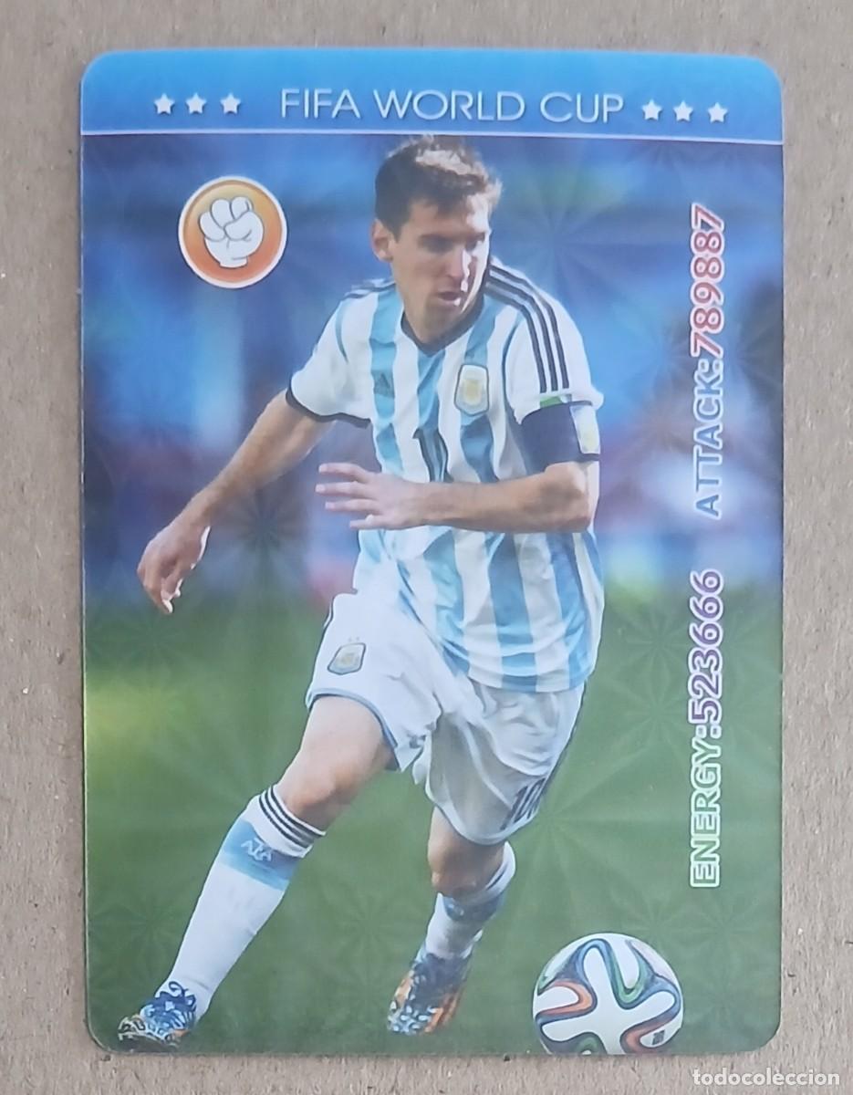 Cromos de f&uacute;tbol: CROMO DE MESSI ARGENTINA FIFA WORLD CUP RUSIA 2018. Nuevo de sobre.