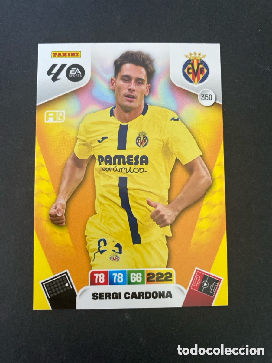 Cromos de f&uacute;tbol: Cromo Adrenalyn 26/27 Villarreal N* 350