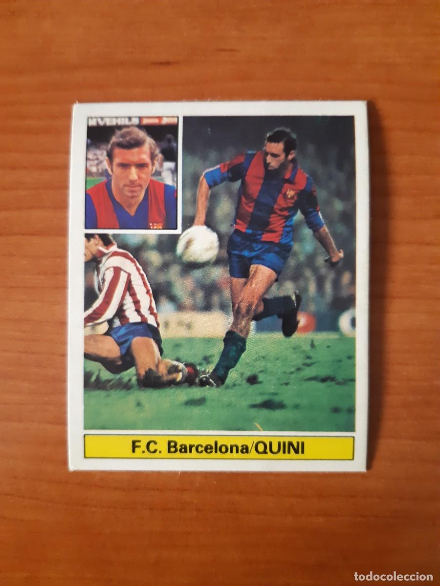 Cromos de f&uacute;tbol: Quini (Barcelona) Liga 81-82 ESTE. Nunca pegado, sin pegar