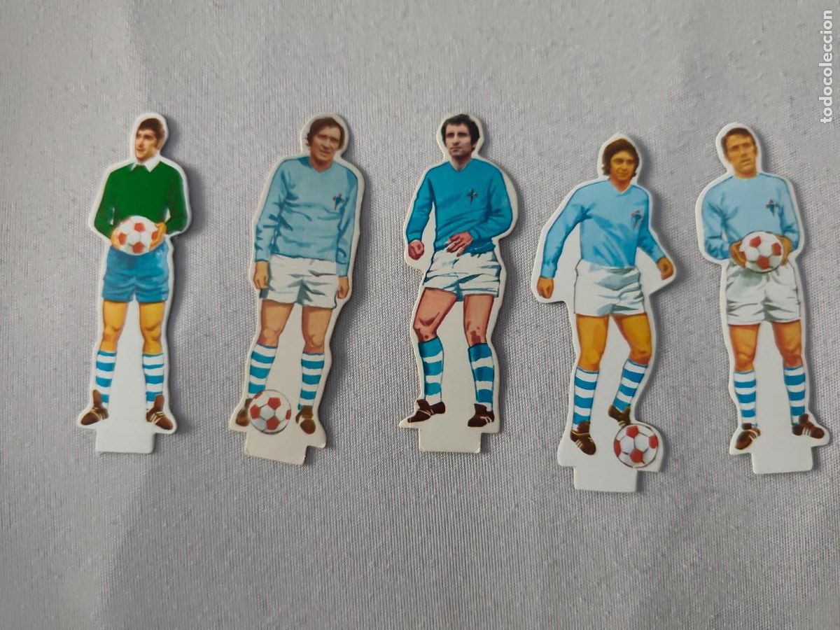 Cromos de f&uacute;tbol: Lote 5 cromos Celta de Vigo Campeones Anceo a&ntilde;o 1973 1974 73-74