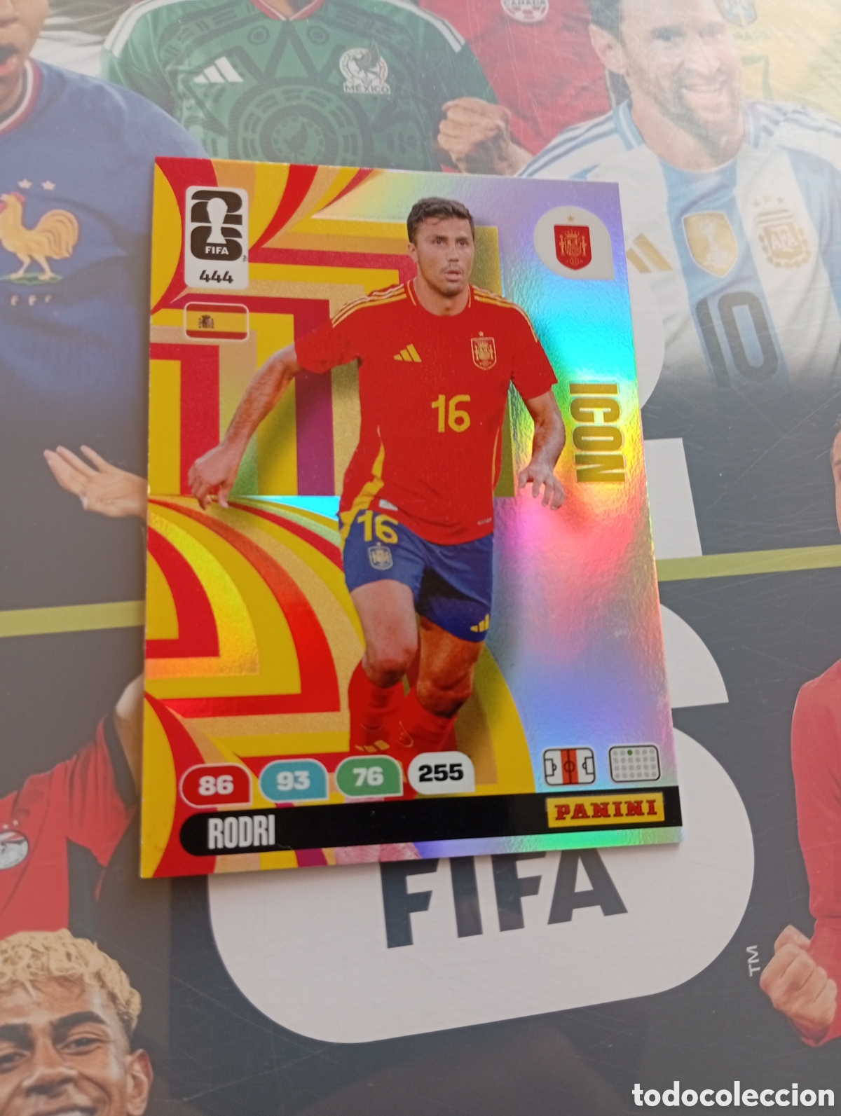 Cromos de f&uacute;tbol: 444 Adrenalym World Cup 26 Icon