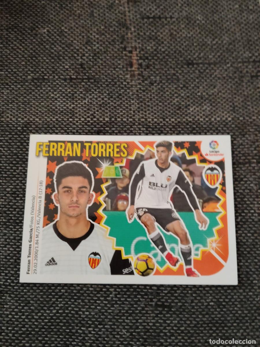 Cromos de f&uacute;tbol: 14 b Ferr&aacute;n torres rookie valencia liga Santander 2028-19 ediciones este