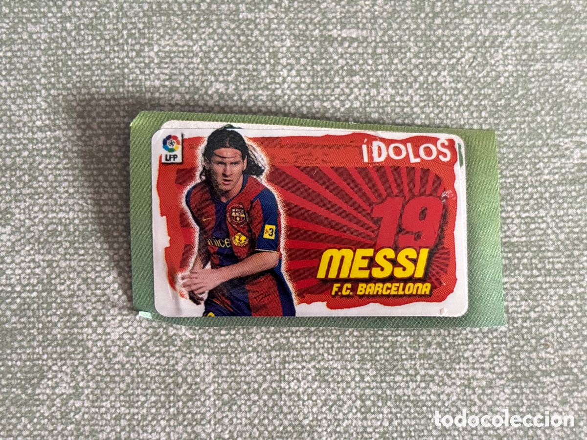 Cromos de f&uacute;tbol: (J) CROMO CHICLE MESSI RECORTADO LIGA ESTE 2008 2009 08 09 BARCELONA IDOLOS