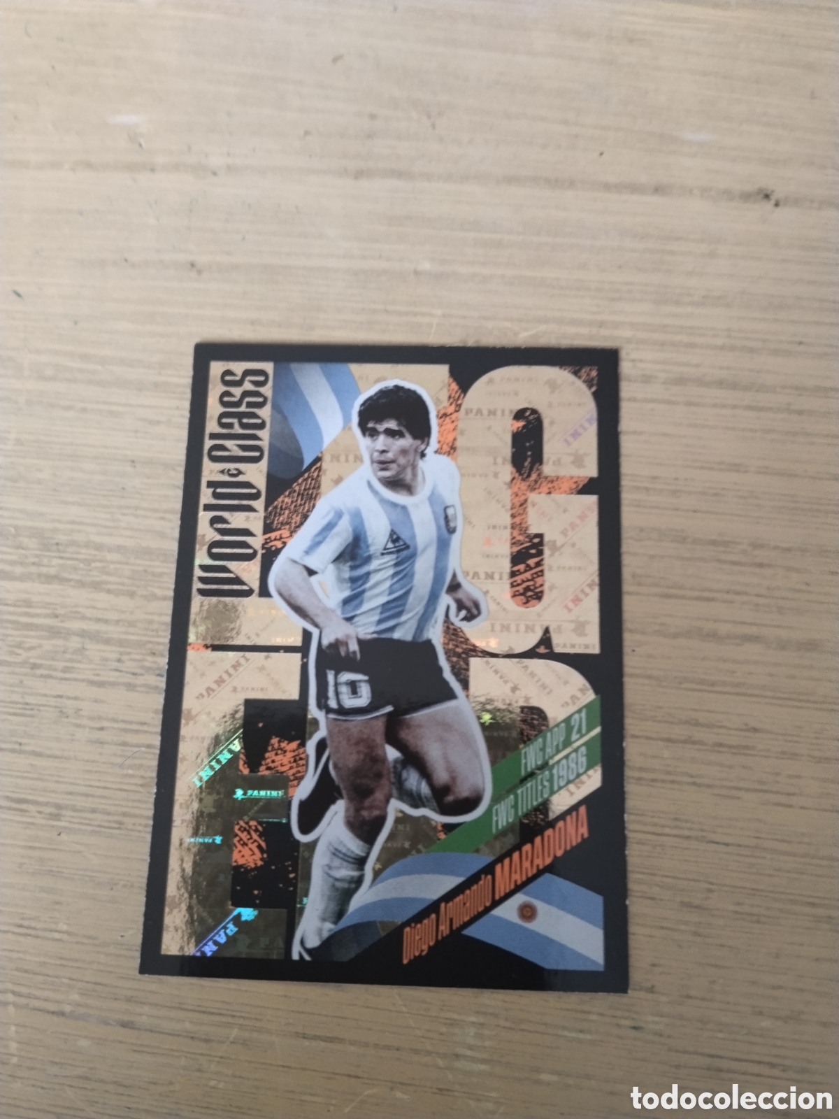 Cromos de f&uacute;tbol: PANINI WORLD CLASS - N&ordm; 364 DIEGO ARMANDO MARADONA - ARGENTINA