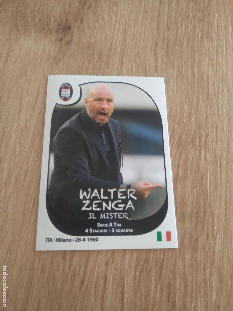 Cromos de f&uacute;tbol: M20 WALTER ZENGA CROTONE CROMO FUTBOL PANINI LIGA ITALIA 17-18 CALCIATORI 2017-2018
