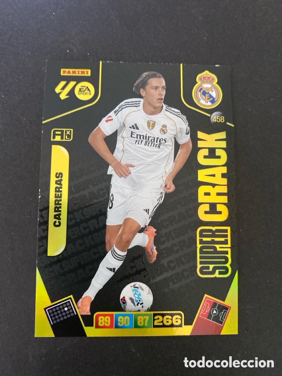 Cromos de f&uacute;tbol: Cromo Adrenalyn 25/26 Real Madrid N* 458