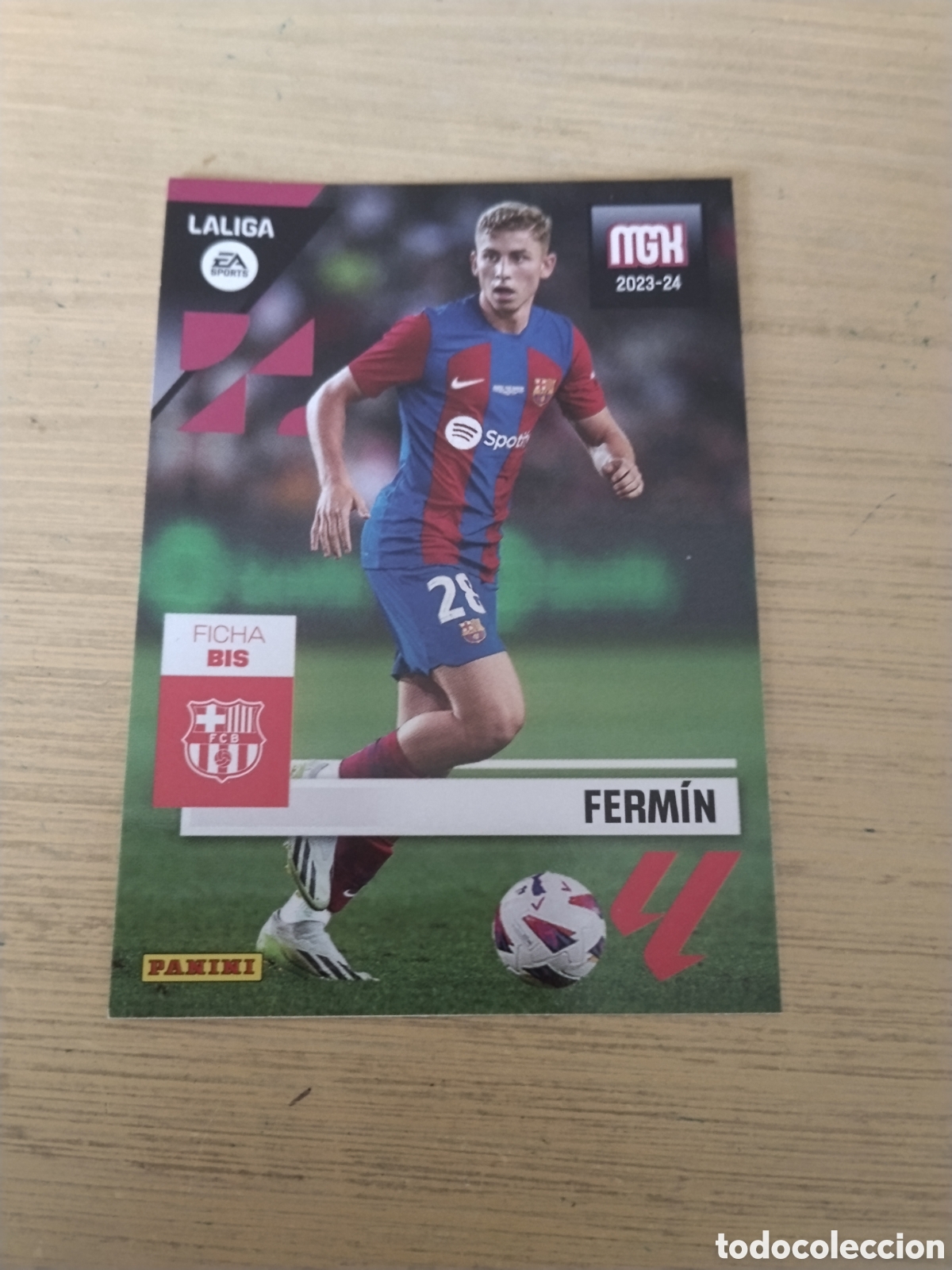 Cromos de f&uacute;tbol: PANINI MEGACRACKS 2023 24 N&ordm; 106 BIS - FERM&Iacute;N - FC BARCELONA ROOKIE