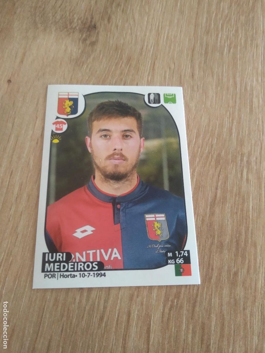 Cromos de f&uacute;tbol: M26 IURI MEDEIROS GENOA CROMO FUTBOL PANINI LIGA ITALIA 17-18 CALCIATORI 2017-2018