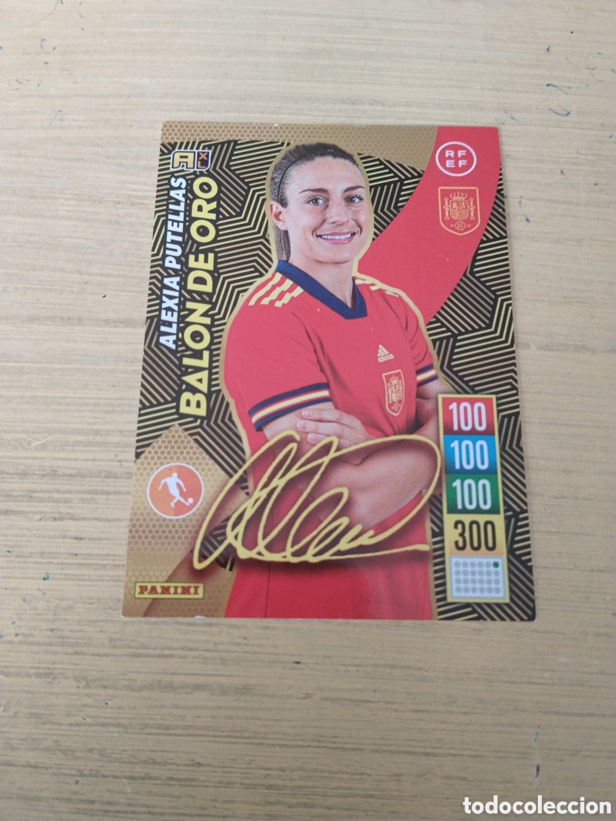 Cartes &agrave; collectionner de Football: PANINI ADRENALYN 2021-22 TCG / ALEXIA PUTELLAS - FC BARCELONA BAL&Oacute;N DE ORO FIRMADO , PANINI PLAY