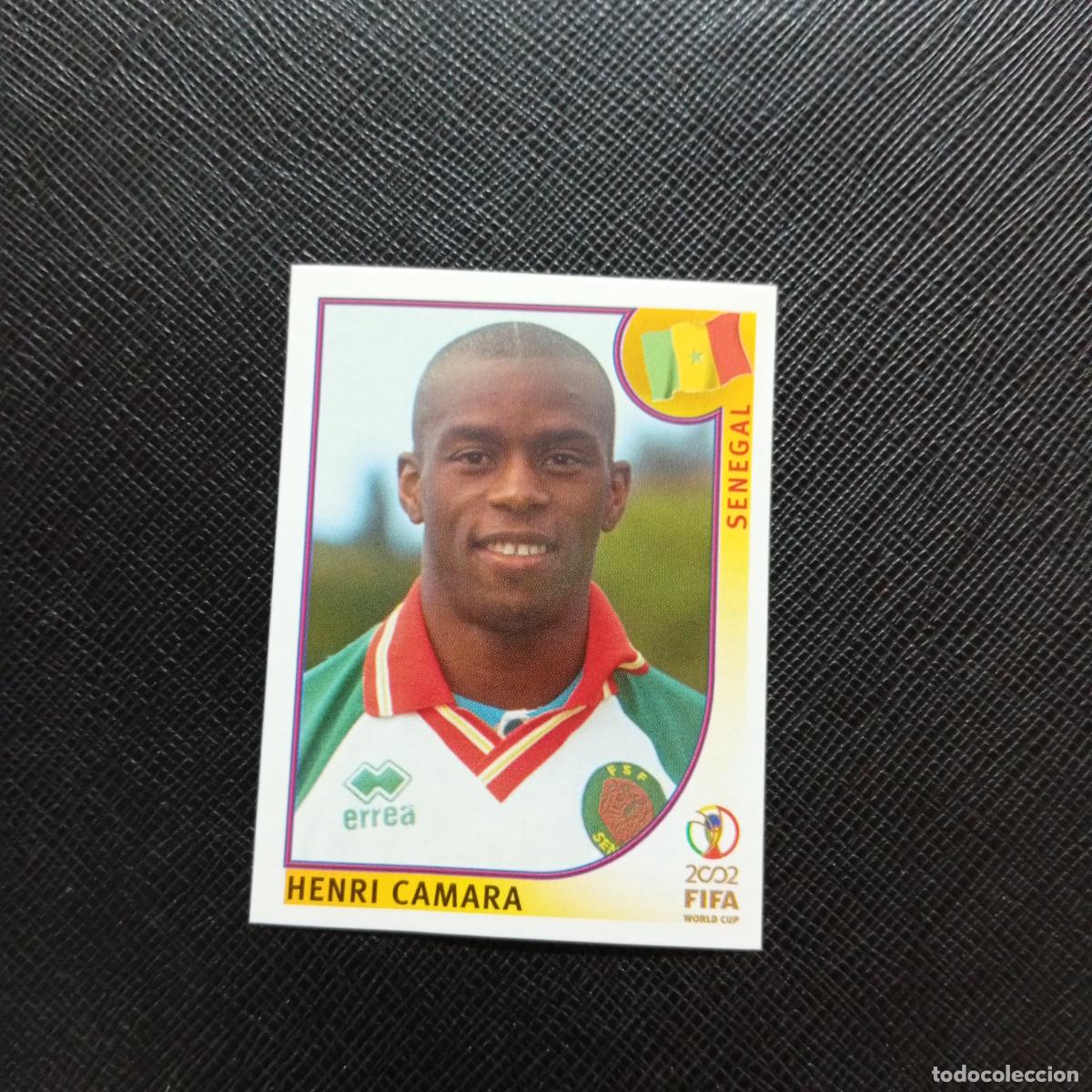 Cartes &agrave; collectionner de Football: 58 HENRI CAMARA SENEGAL PANINI 2002 MUNDIAL KOREA FUTBOL 02 CROMO - SIN PEGAR - A156 PG253