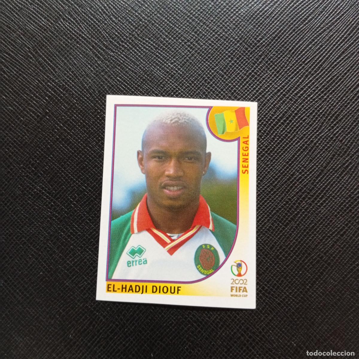 Cromos de f&uacute;tbol: 59 EL HADJI DIOUF SENEGAL PANINI 2002 MUNDIAL KOREA FUTBOL 02 CROMO - SIN PEGAR - A156 PG253