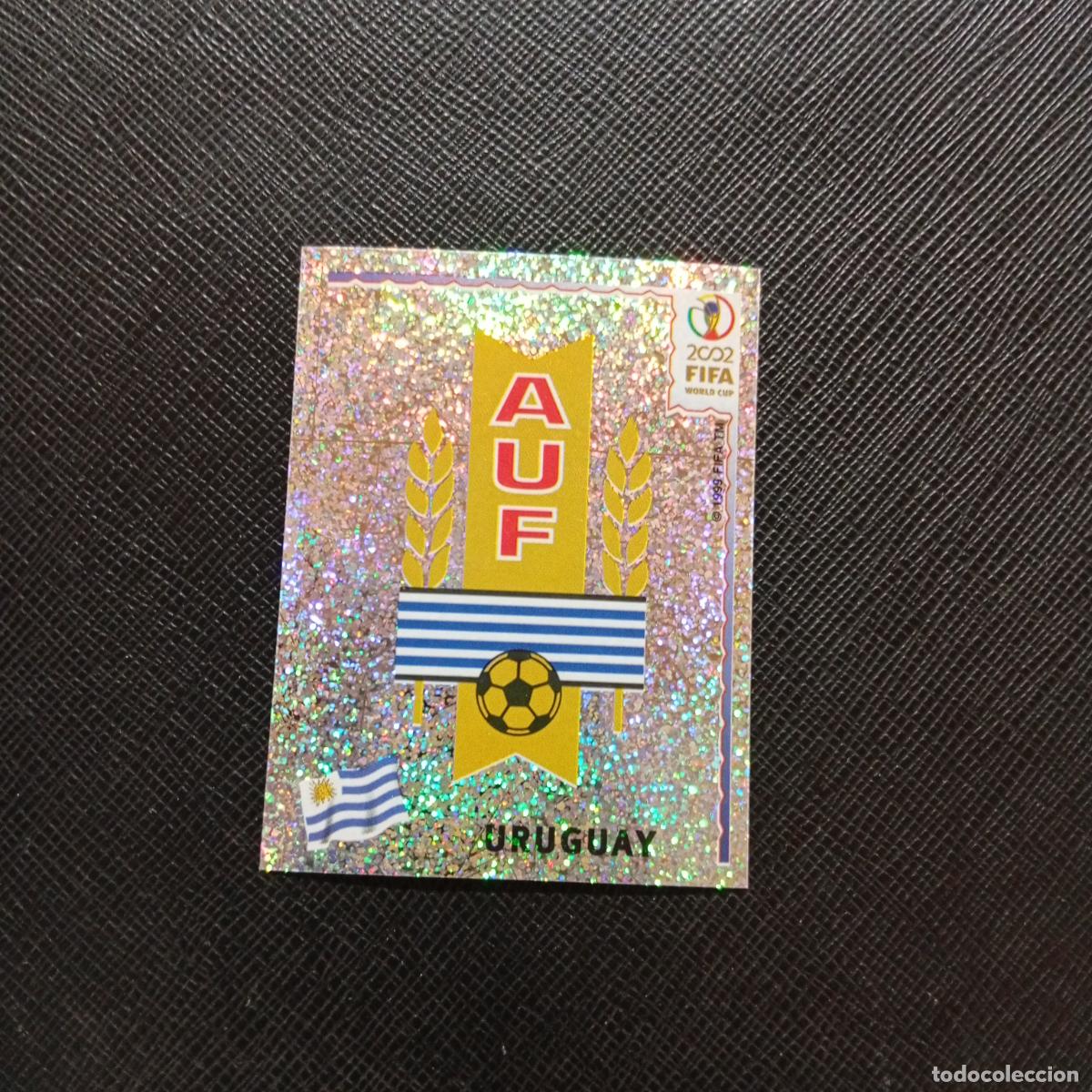 Cromos de f&uacute;tbol: 62 ESCUDO URUGUAY PANINI 2002 MUNDIAL KOREA FUTBOL 02 CROMO - SIN PEGAR - A156 PG253