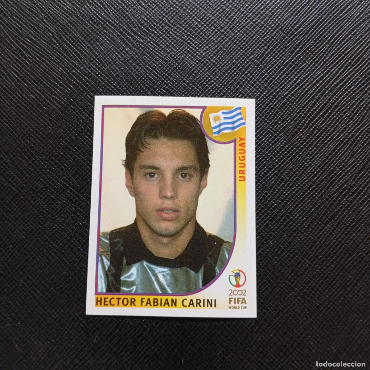 Cromos de f&uacute;tbol: 63 HECTOR FABIAN CARINI URUGUAY PANINI 2002 MUNDIAL KOREA FUTBOL 02 CROMO - SIN PEGAR - A156 PG253