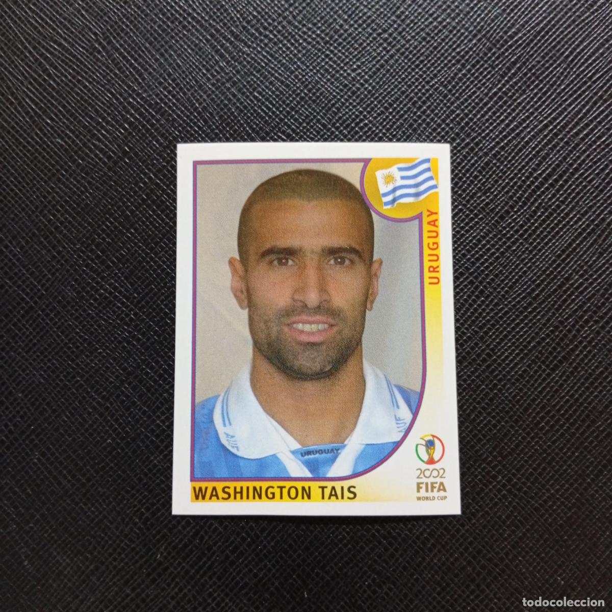 Cromos de f&uacute;tbol: 64 WASHINGTON TAIS URUGUAY PANINI 2002 MUNDIAL KOREA FUTBOL 02 CROMO - SIN PEGAR - A156 PG253