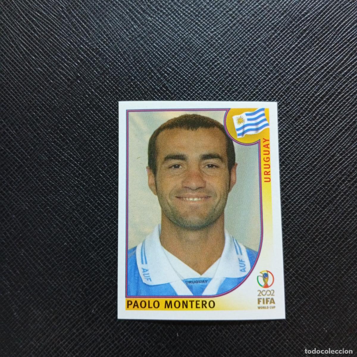 Cromos de f&uacute;tbol: 65 PAOLO MONTERO URUGUAY PANINI 2002 MUNDIAL KOREA FUTBOL 02 CROMO - SIN PEGAR - A156 PG253
