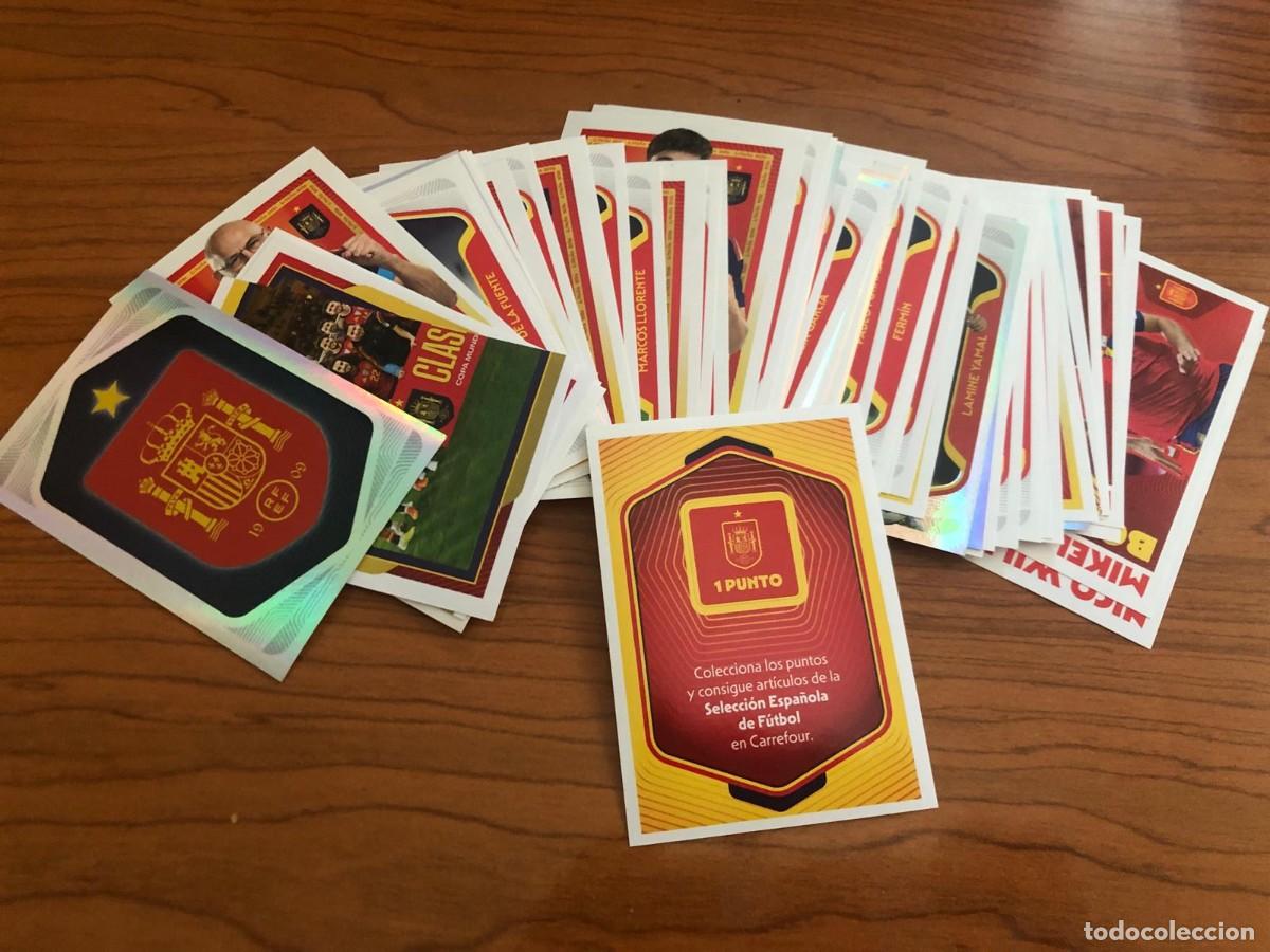 Cromos de f&uacute;tbol: COLECCION COMPLETA PANINI CARREFOUR ESPA&Ntilde;A 2026 SIN PEGAR