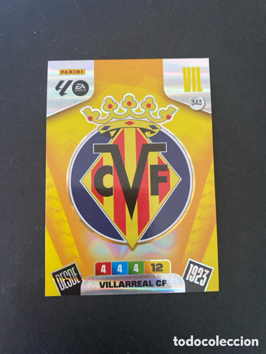 Cromos de f&uacute;tbol: Cromo Adrenalyn 25/26 Villarreal N* 343