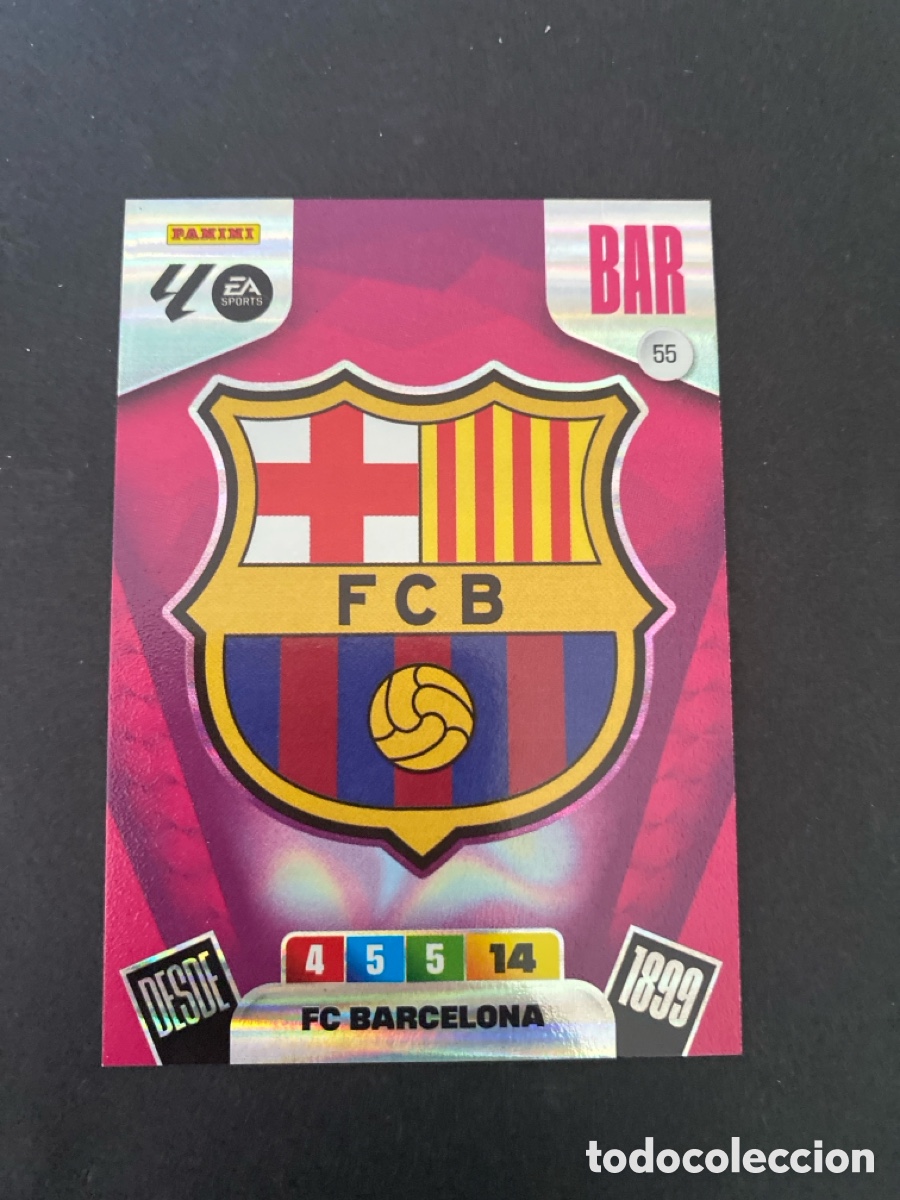 Cromos de f&uacute;tbol: Cromo Adrenalyn 25/26 Barcelona N* 55