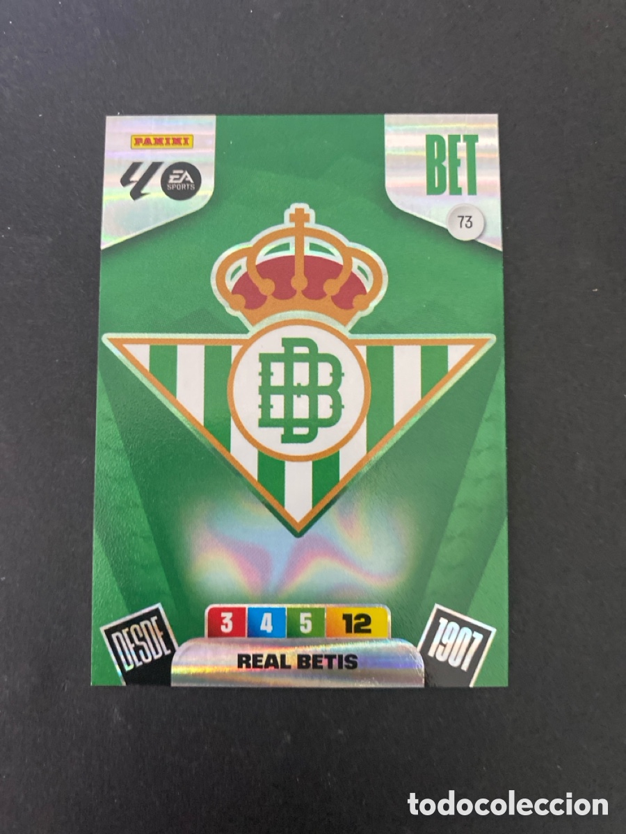 Cromos de f&uacute;tbol: Cromo Adrenalyn 25/26 Betis N* 73