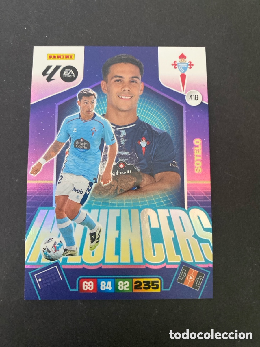 Cromos de f&uacute;tbol: Cromo Adrenalyn 25/27 Celta de Vigo N* 416