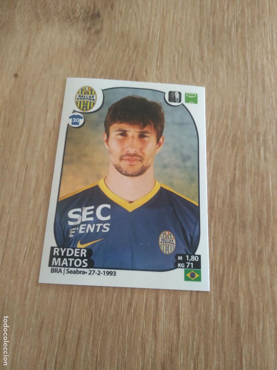 Cromos de f&uacute;tbol: M30 RYDER MATOS HELLAS VERONA CROMO FUTBOL PANINI LIGA ITALIA 17-18 CALCIATORI 2017-2018