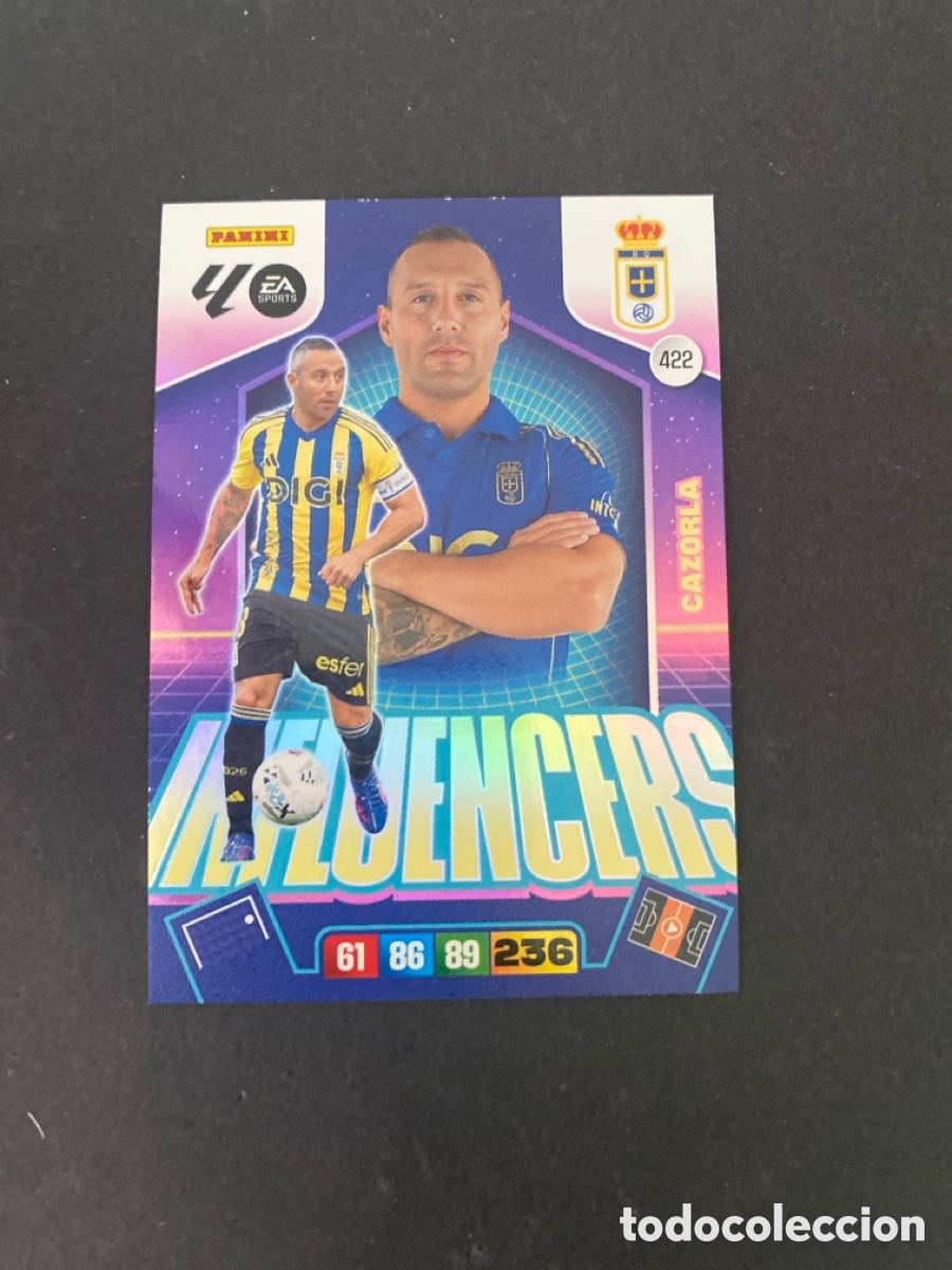 Cromos de f&uacute;tbol: Cromo Adrenalyn 25/26 Oviedo N* 422